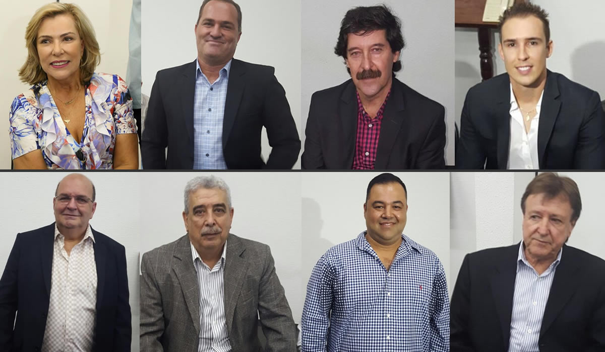 Secretários que farão parte da administração municipal. (Fotos: Portal Catalão)