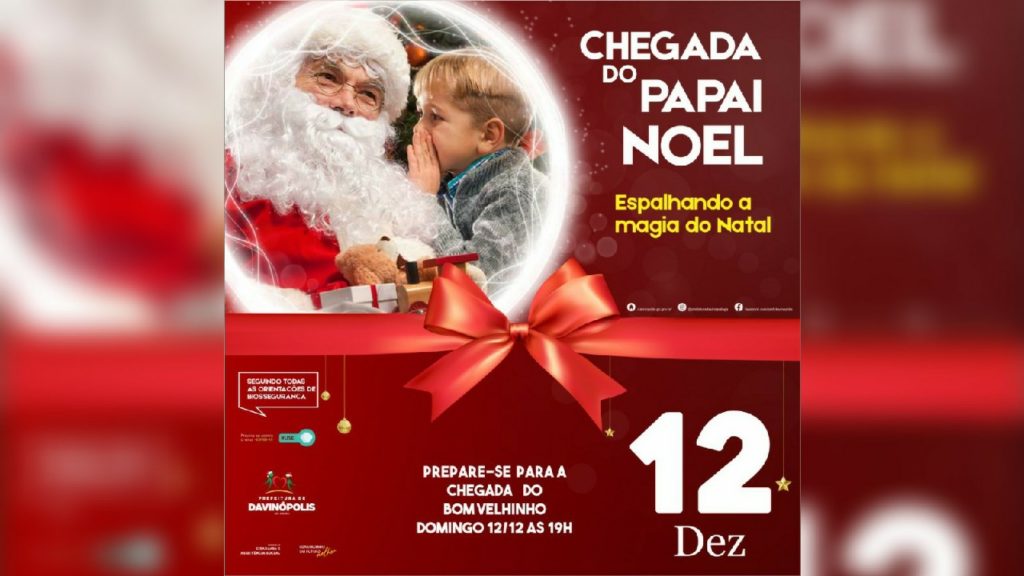 Prefeitura realiza cerimônia oficial de abertura do Natal em Davinópolis -  Portal Zap Catalão